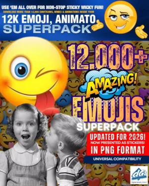 12000 Emoji & Animoto Superpack