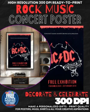Acdc 21 Music Rock Concert Poster Wall Art