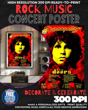 The Doors 1 Music Rock Concert Poster Wall Art